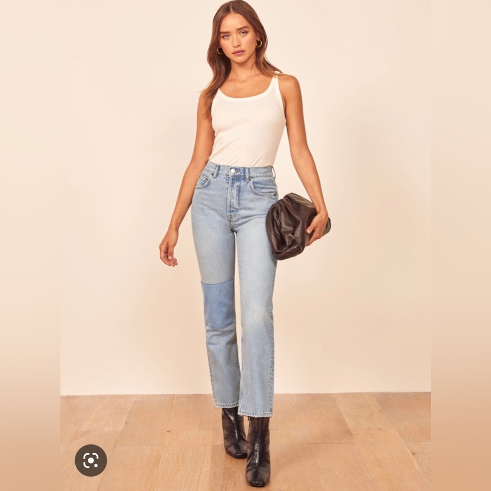 Reformation Patch Denim